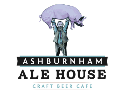 Logo for Ashburnham Ale House restaurant in Peterborough, Ontario